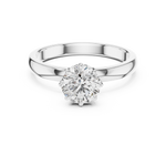 Gold Ring LR-0002, White Gold, view 4