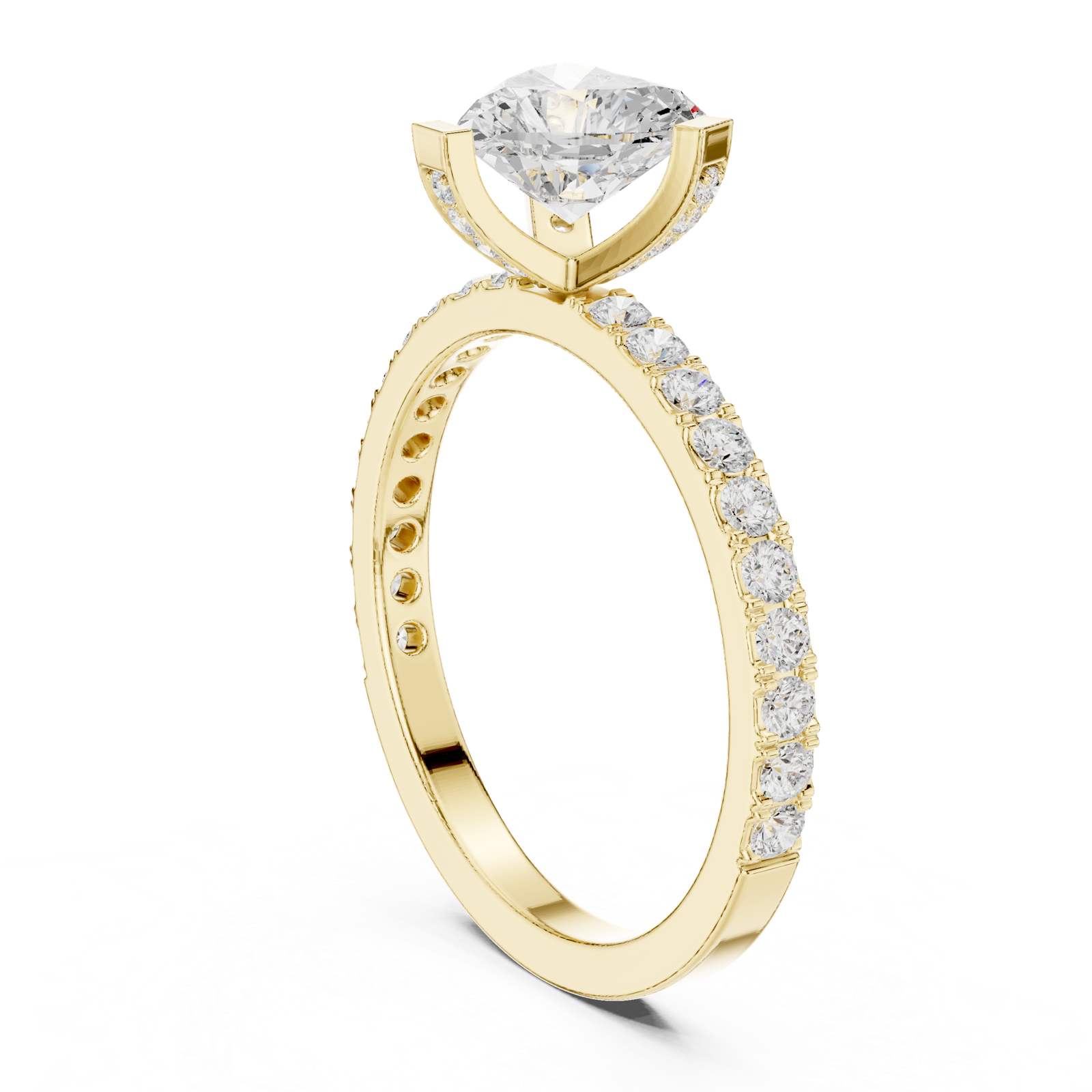 Gold Ring DDLR-433, Yellow Gold