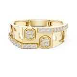 Gold Ring LR-01 (30), Yellow Gold, view 4