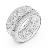 Gold Ring DDLR-305, White Gold, view 2