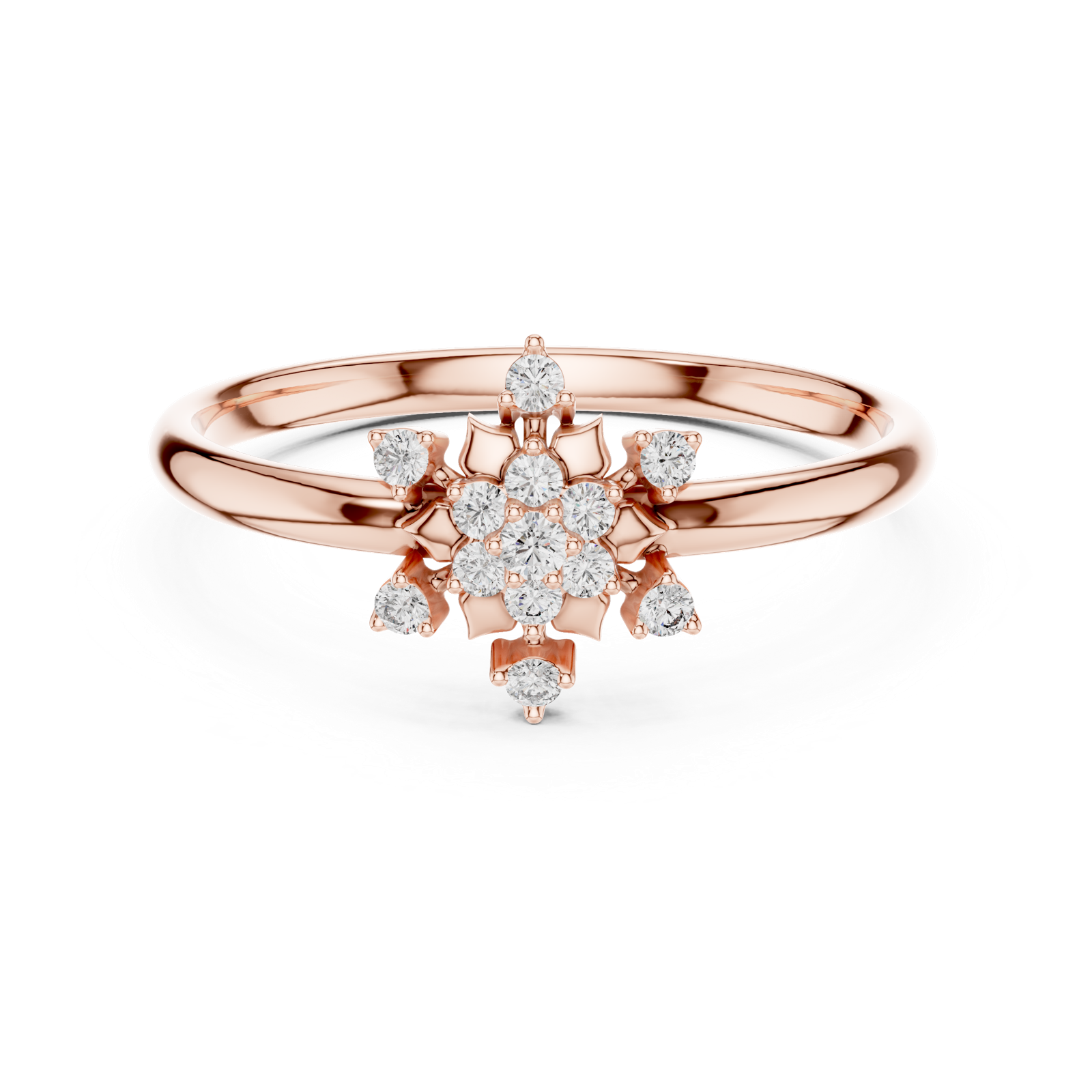 Gold Ring 1 (370), Rose Gold, view 4
