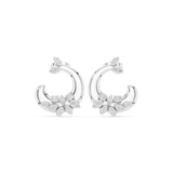 Gold Earrings SBER(48), White Gold