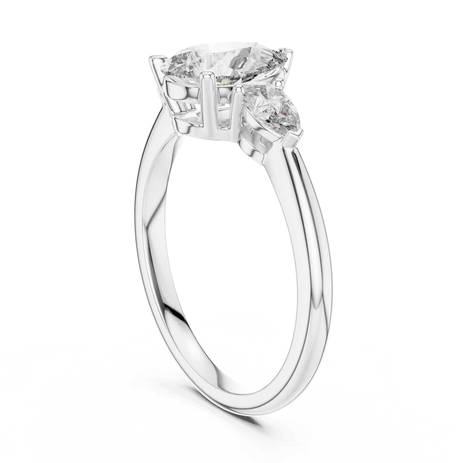 Gold Ring DDLR-035, White Gold