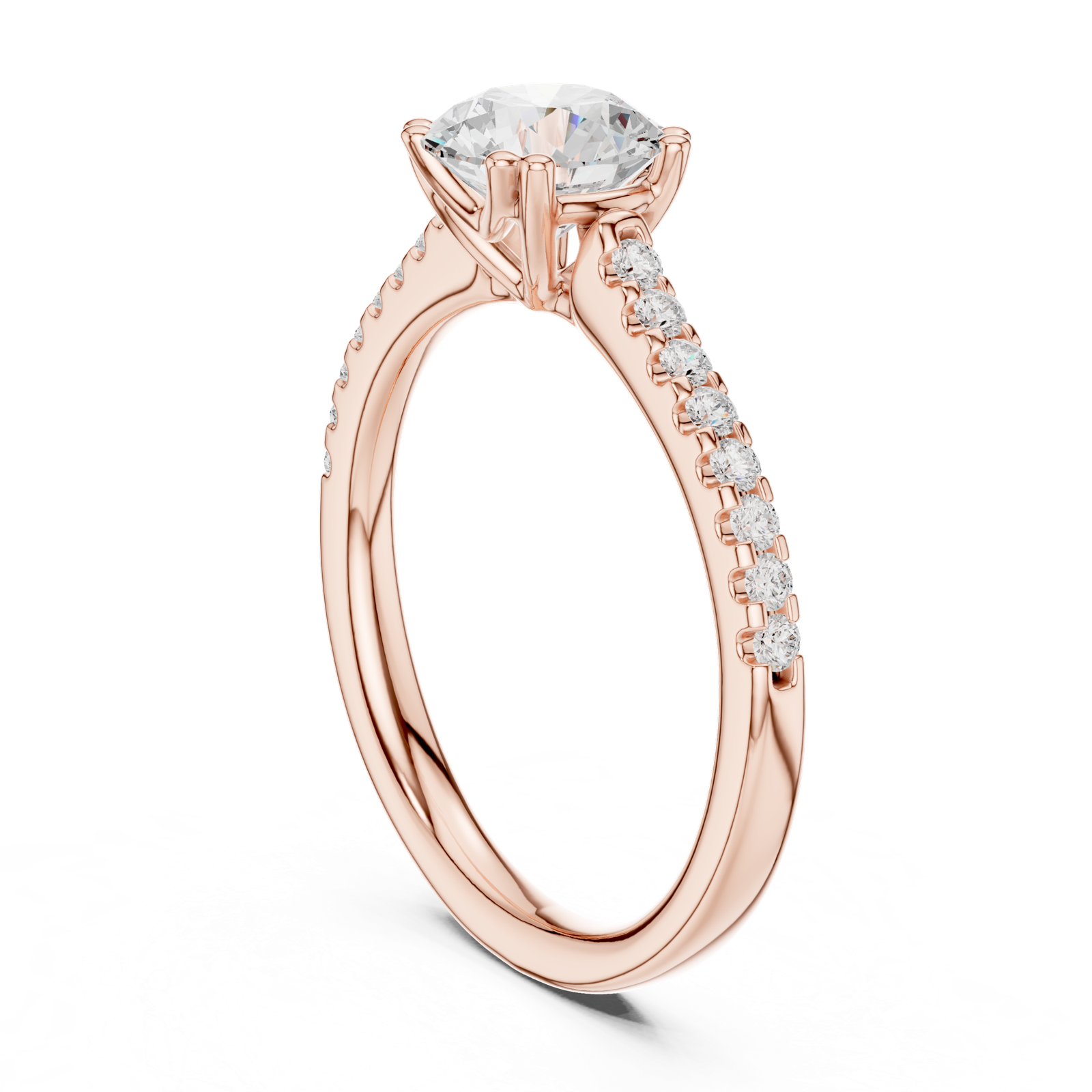Gold Ring DDLR-640, Rose Gold