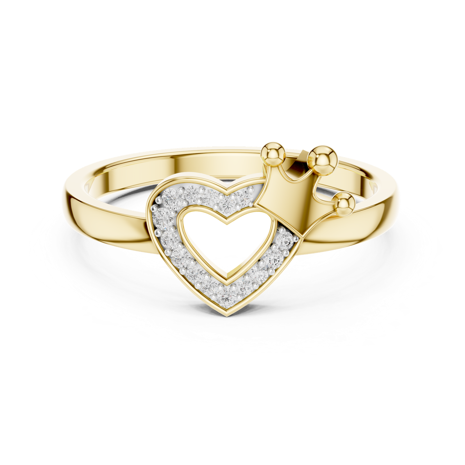 Gold Ring 12-10025@L, Yellow Gold