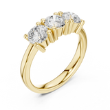 Gold Ring DDLR-611, Yellow Gold, view 2