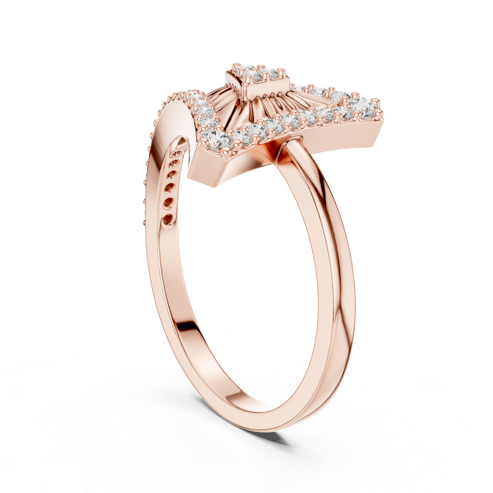 Gold Ring LR-01 (87), Rose Gold