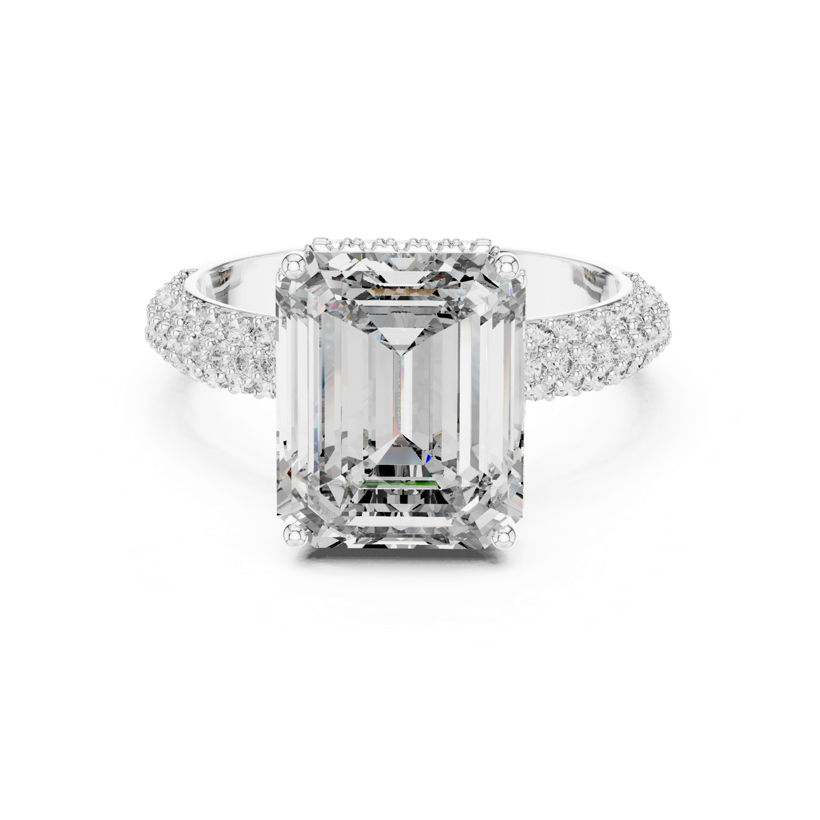 Gold Pendant 9-10022L_30, White Gold