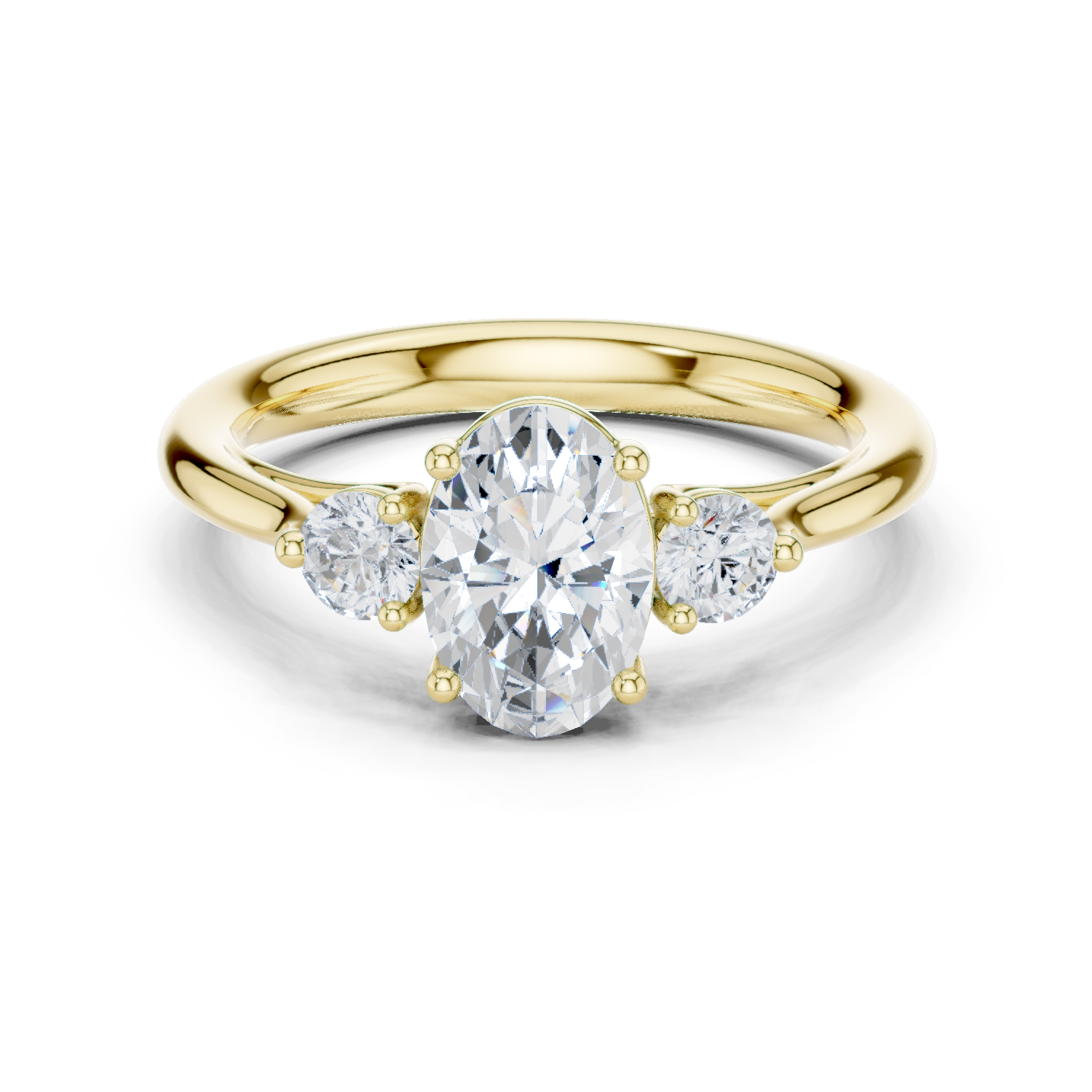 Gold Ring DDLR-727, Yellow Gold