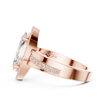 Gold Ring DDLR-355, Rose Gold, view 3