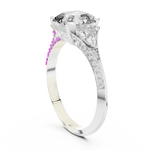 Gold Ring 00001L (43), White Gold, view 1