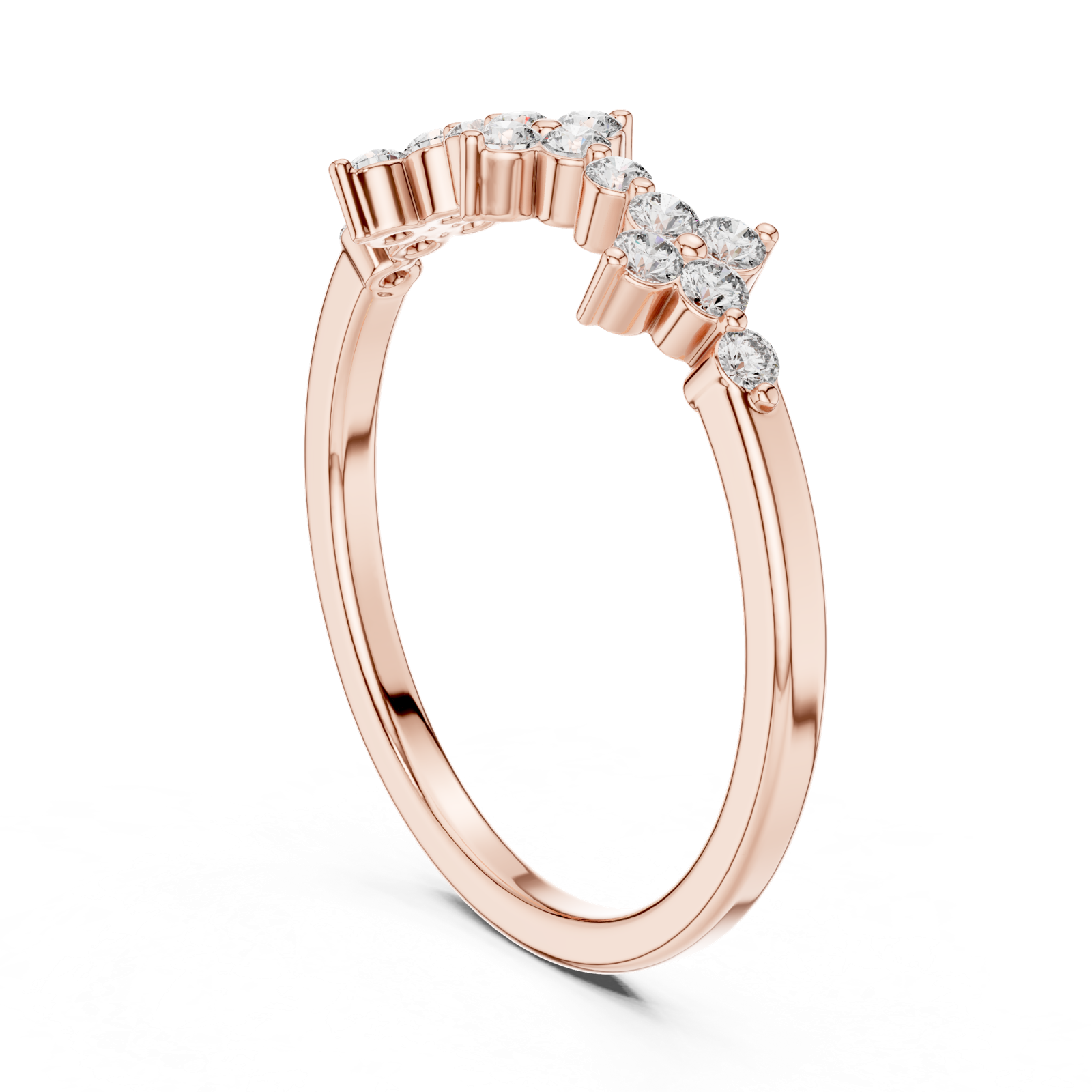 Gold Ring L28-22, Rose Gold