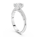 Gold Ring DDLR-685, White Gold, view 1