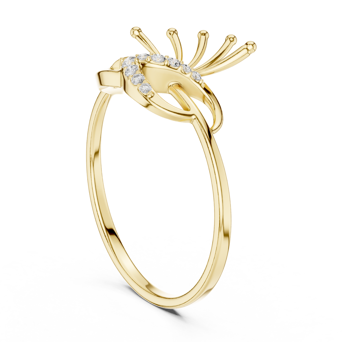 Gold Ring 1 (142), Yellow Gold, view 1
