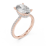 Gold Ring DDLR-171, Rose Gold, view 2