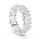 Gold Ring R29, White Gold, view 1