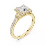 Gold Ring DDLR-912, Yellow Gold, view 2