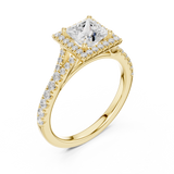 Gold Ring DDLR-912, Yellow Gold, view 2