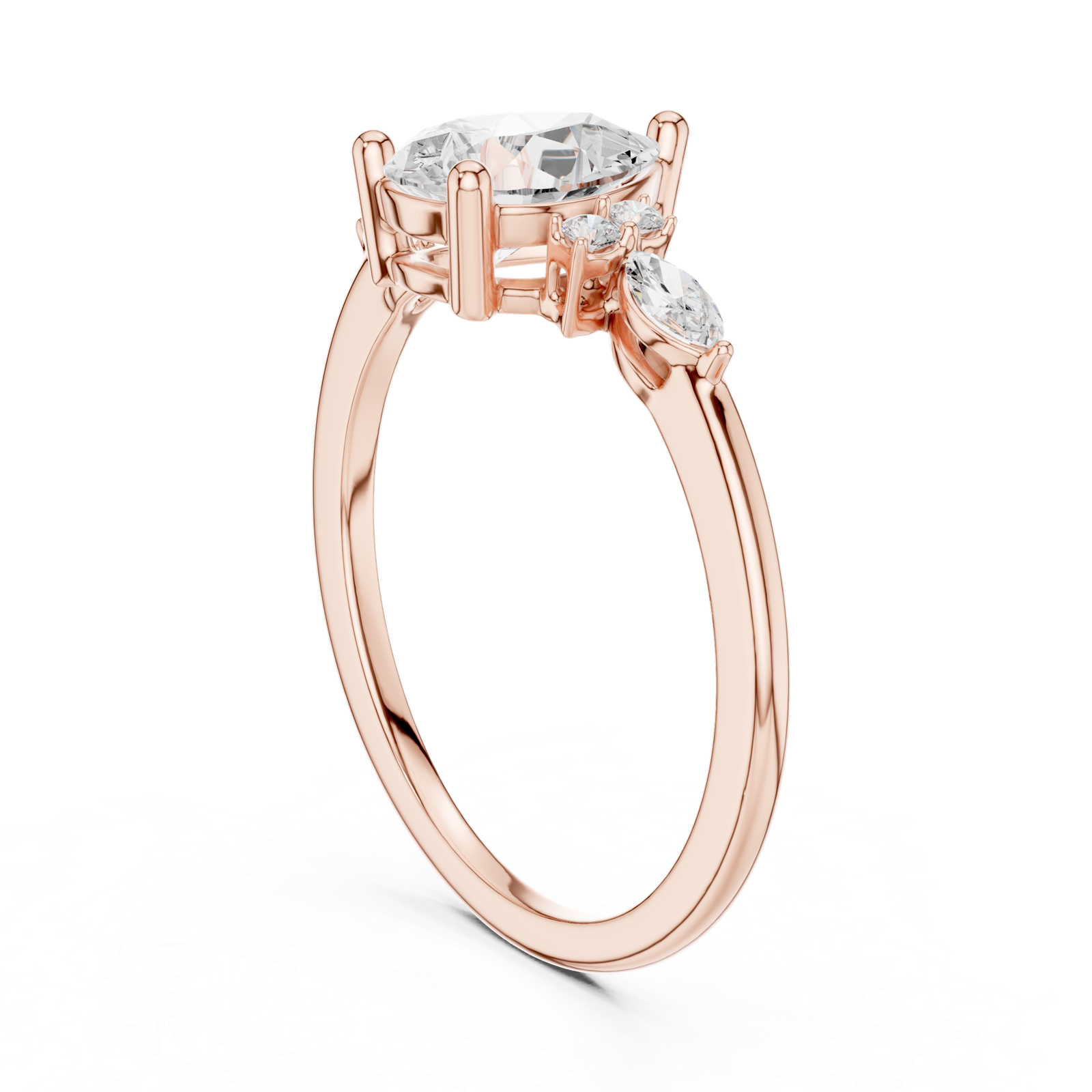 Gold Ring SBWR(35), Rose Gold