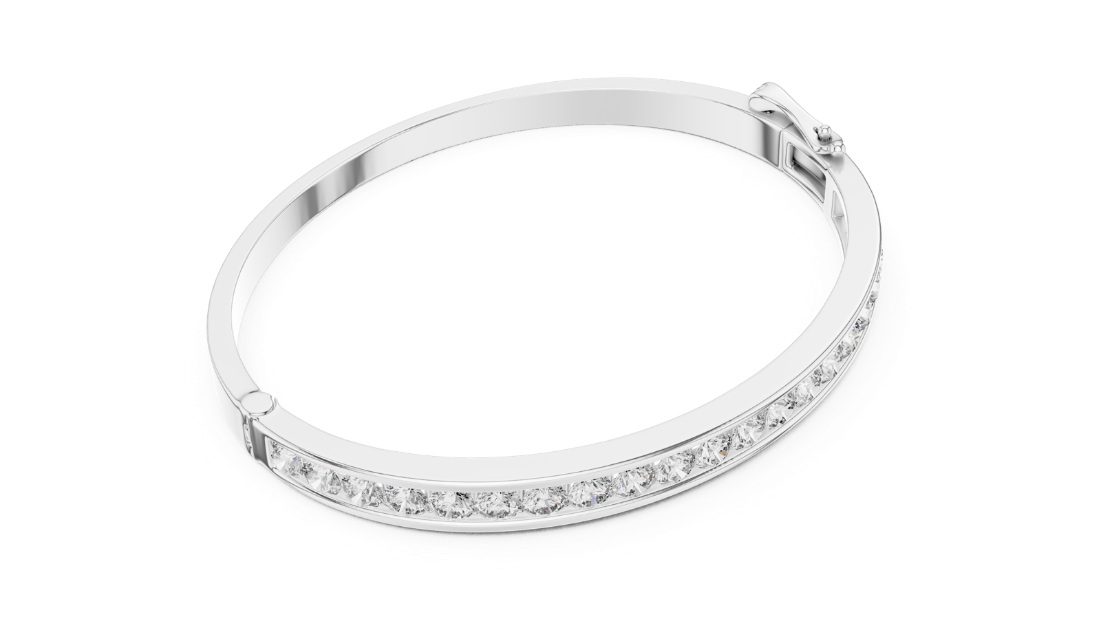 Gold Bracelet GLBR-0005, White Gold, view 2