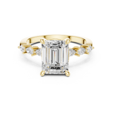 Gold Ring DDLR-1004, Yellow Gold, view 4