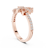 Gold Ring LR-01 (71), Rose Gold, view 1
