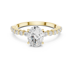 Gold Ring DDLR-1058, Yellow Gold, view 4