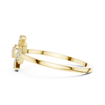 Gold Ring DR-6320, Yellow Gold, view 3