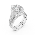Gold Ring DDLR-297, White Gold, view 2
