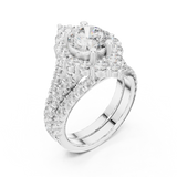 Gold Ring DDLR-297, White Gold, view 2