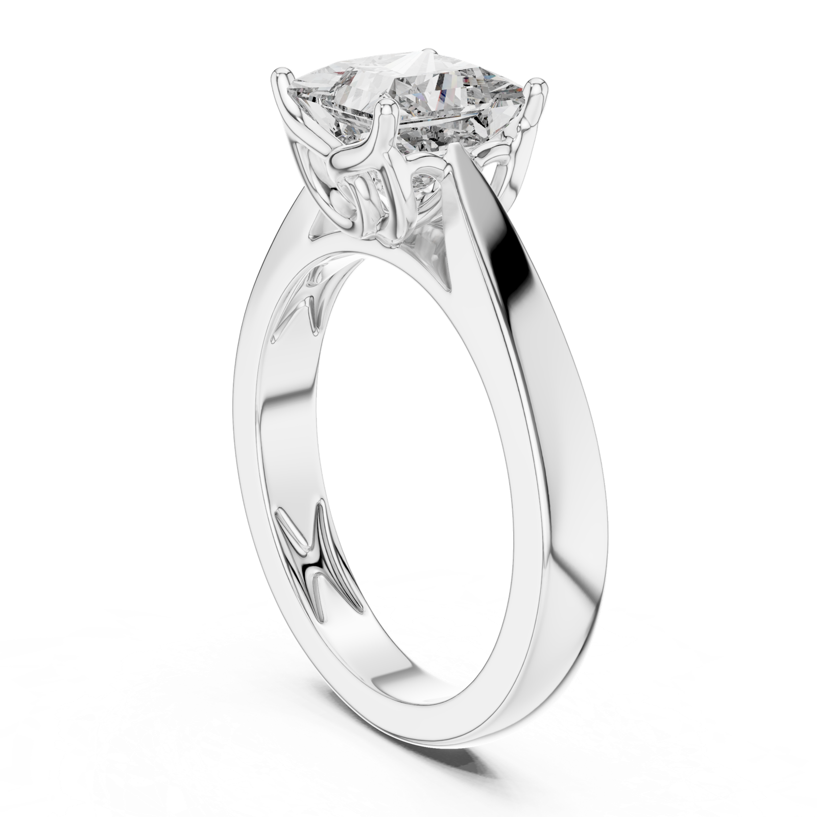 Gold Ring DDLR-052, White Gold