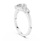 Gold Ring DDLR-1093, White Gold, view 1