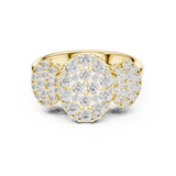 Gold Ring DDLR-779, Yellow Gold, view 4