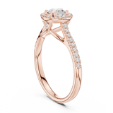 Gold Ring LR-0227, Rose Gold, view 1