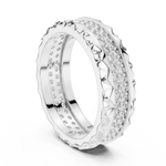 Gold Ring DDLR-423, White Gold, view 1