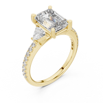 Gold Ring DDLR-185, Yellow Gold, view 2
