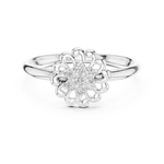 Gold Ring 1 (285), White Gold, view 4