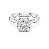 Gold Ring 00001L (7), White Gold, view 4