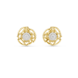 Gold Earrings 12-10015@E, Yellow Gold