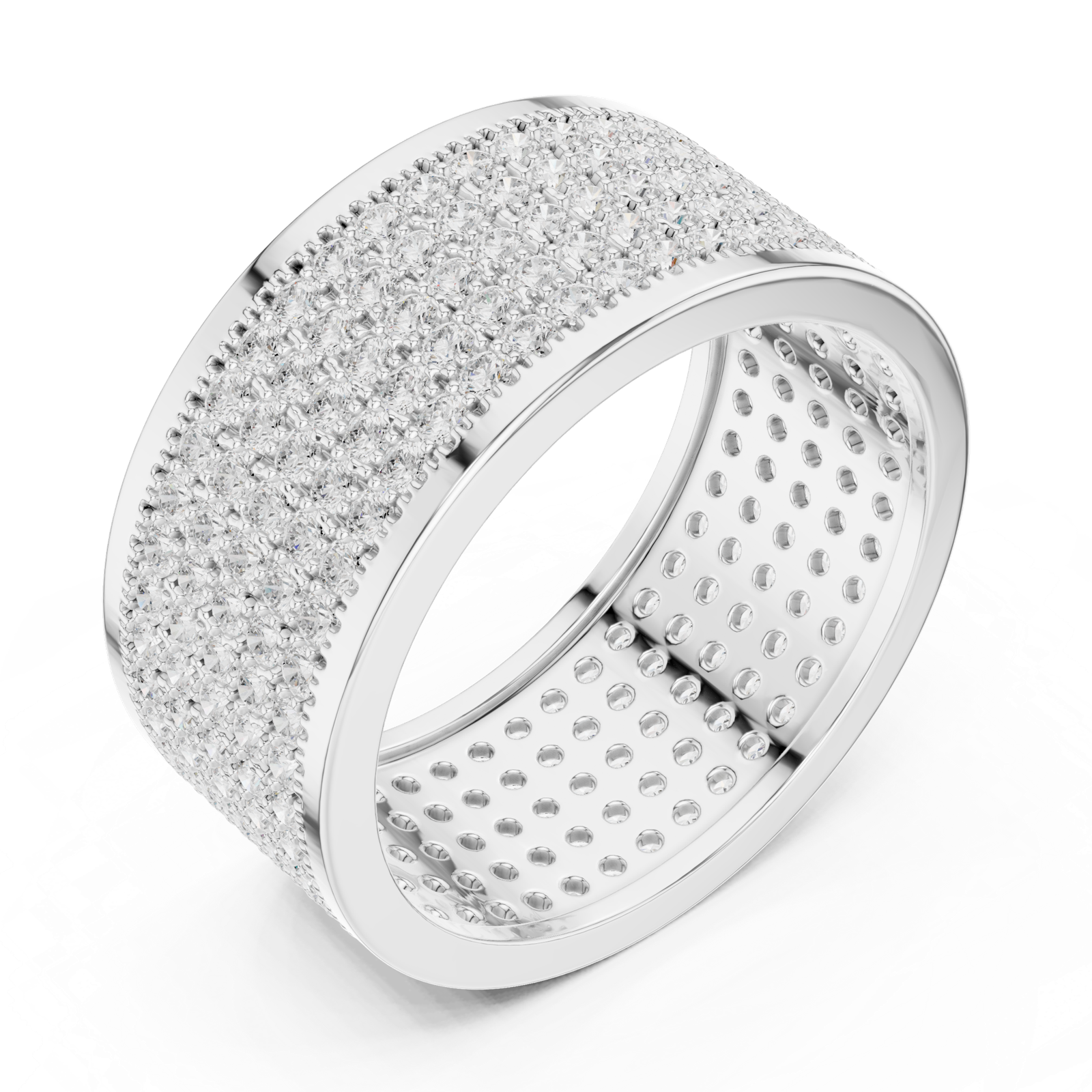 Gold Ring SBMR(22), White Gold, view 2