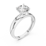 Gold Ring DDLR-827, White Gold, view 2