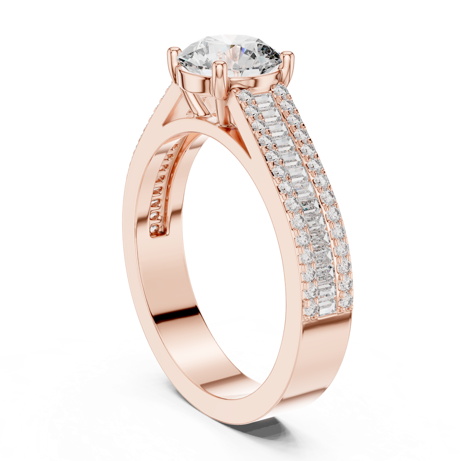Gold Ring DDLR-191, Rose Gold