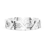 Gold Ring L22-R6, White Gold, view 3