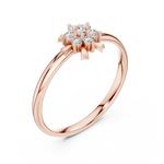 Gold Ring Ledis Ring, Rose Gold, view 2