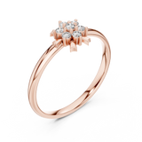 Gold Ring Ledis Ring, Rose Gold, view 2