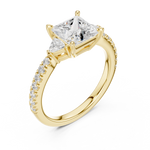 Gold Ring DDLR-861, Yellow Gold, view 2