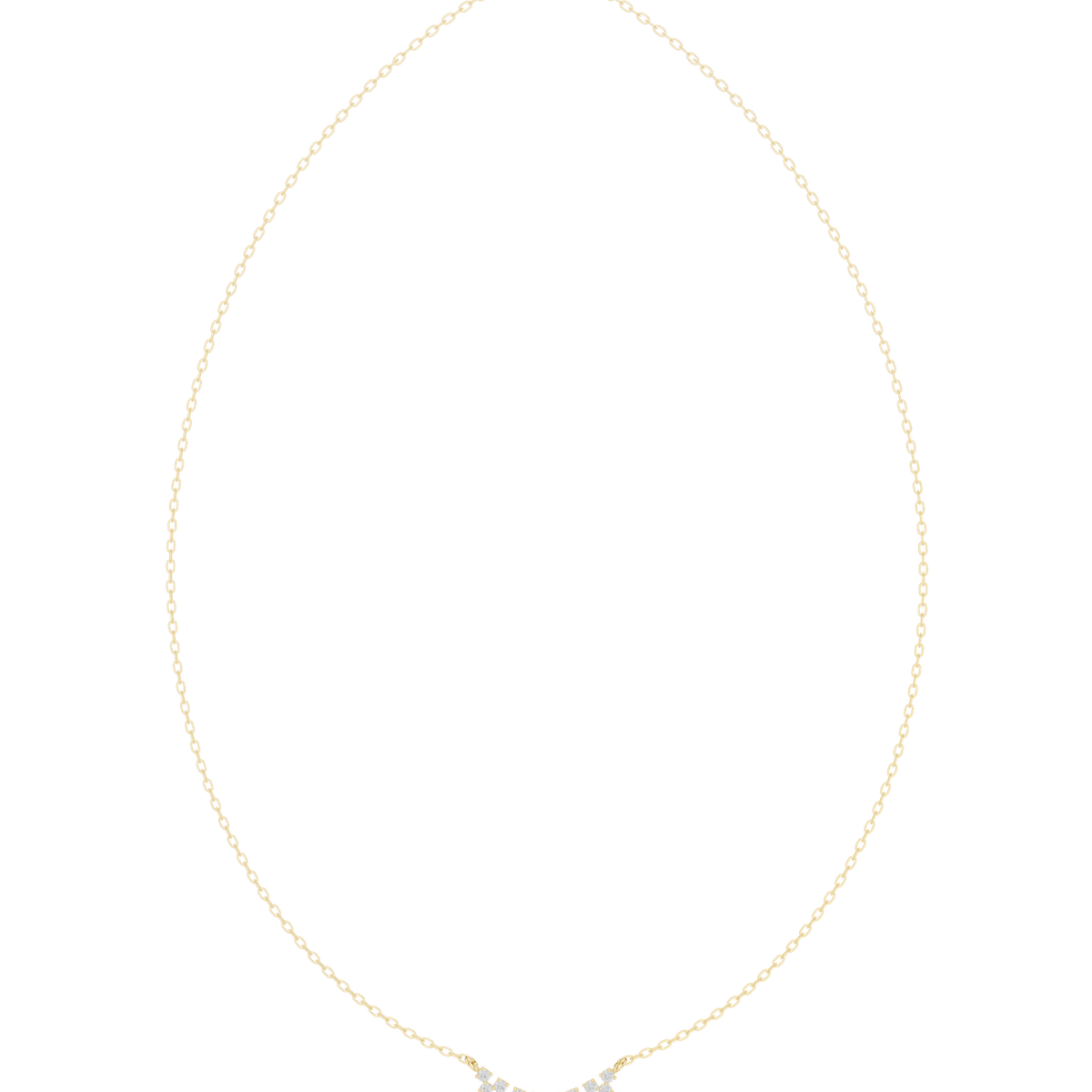 Gold Necklace SBWN (32), Yellow Gold, view 4