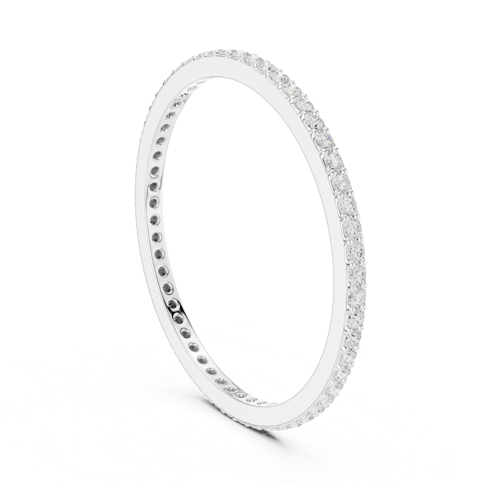 Gold Ring DDLR-807, White Gold, view 1