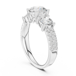 Gold Ring DDLR-715, White Gold, view 1