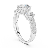 Gold Ring DDLR-715, White Gold, view 1